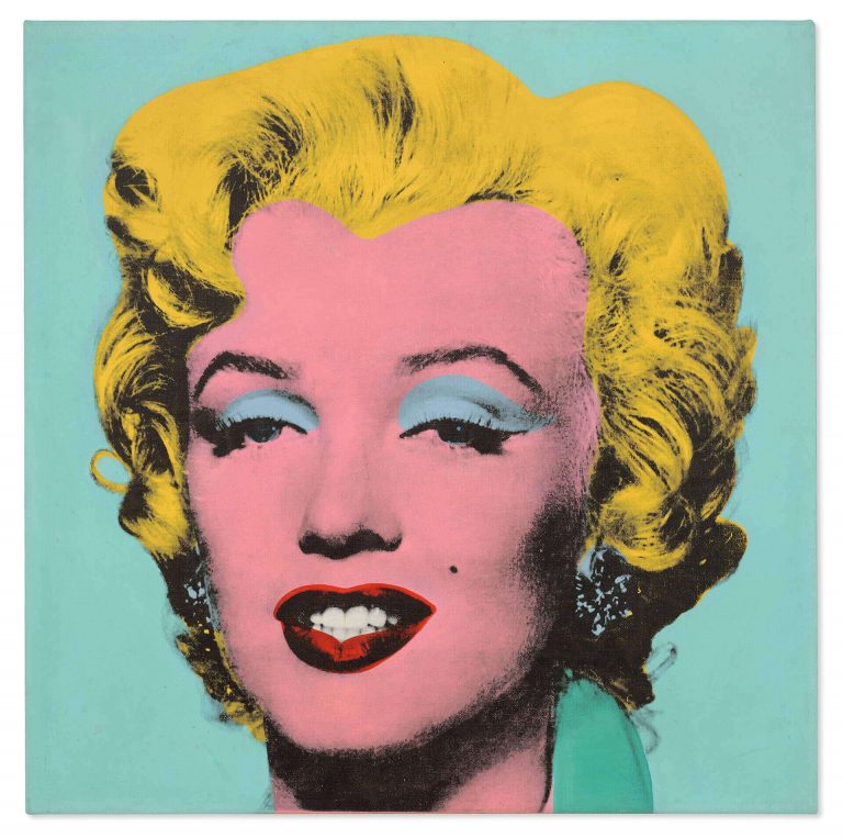 “Shot Sage Blue Marilyn” is the most expensive painting of the twentieth century